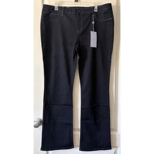 Hot in Hollywood Pull On Baby Bell Jeans Dark Wash Size XL New With Tags